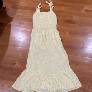 Japna Yellow Floral Maxi Dress